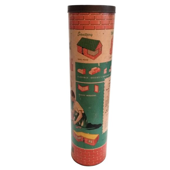 Vintage 1950's-1960's Set No.300-Sta-Lox Miniature Building Blocks-274/288 - Picture 10 of 16